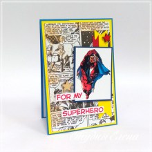 открытка супергерои